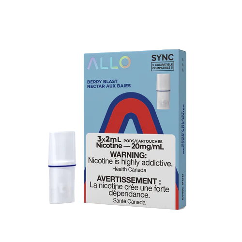 ALLO Sync vape Pods package 3-pack Berry Blast