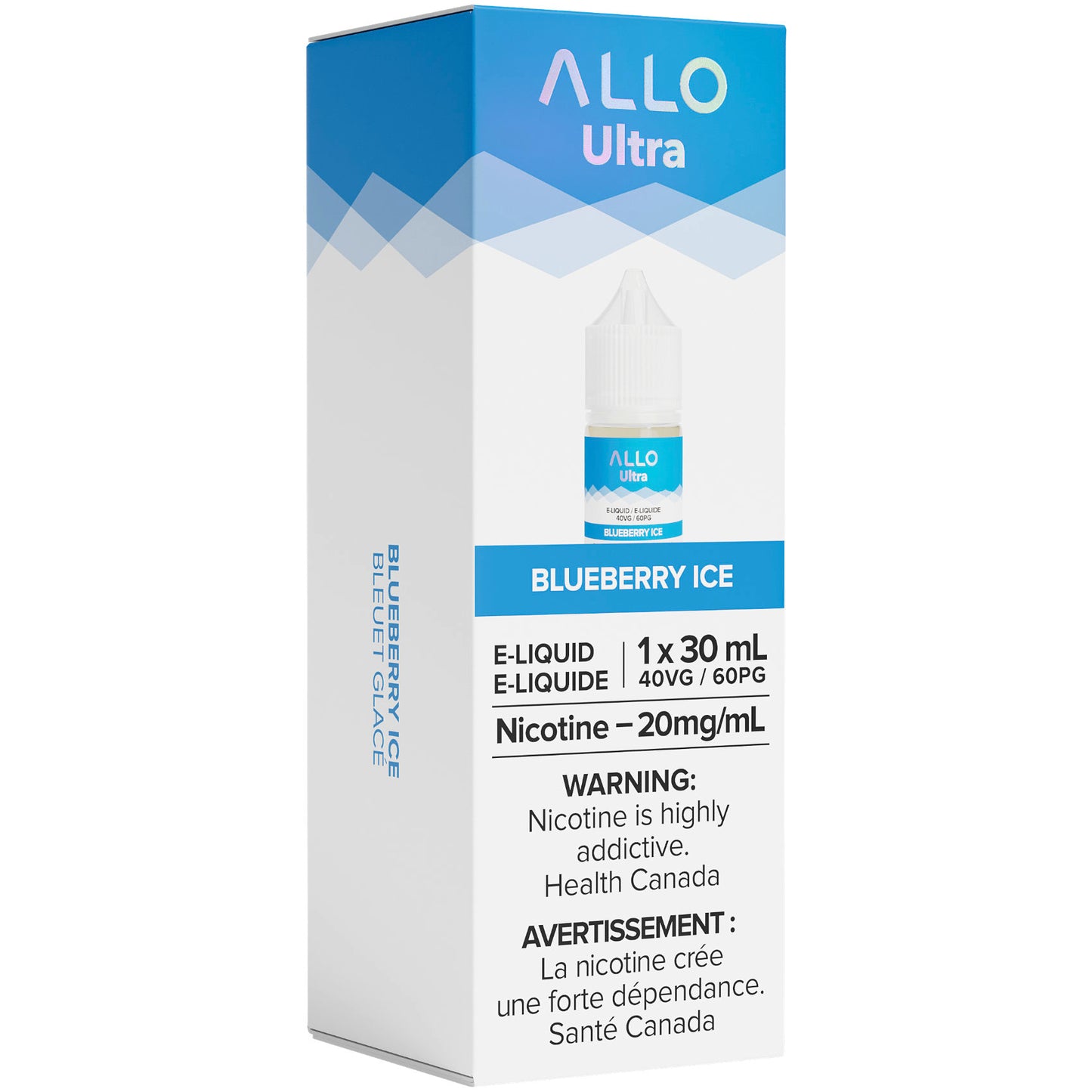 Allo Ultra E-Liquid 30mL Blueberry Ice