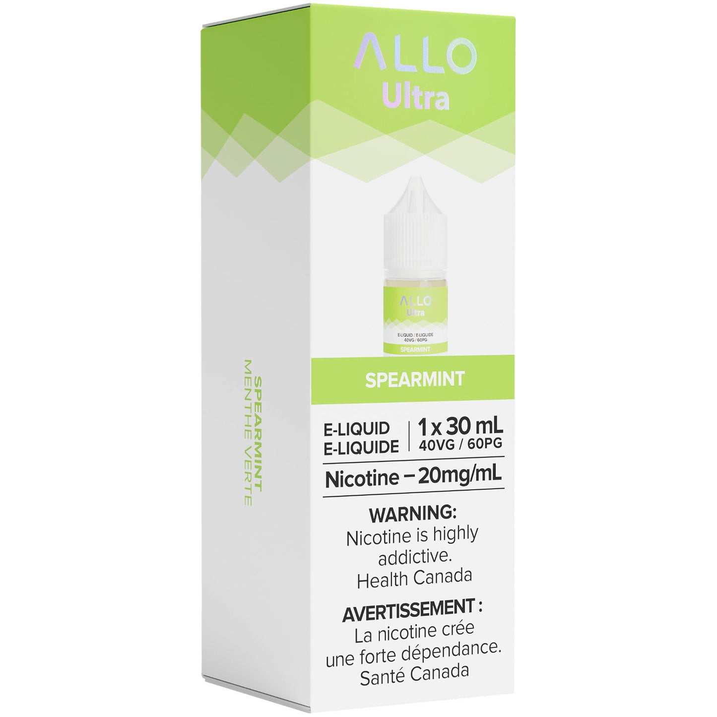 Allo Ultra E-Liquid 30mL Spearmint
