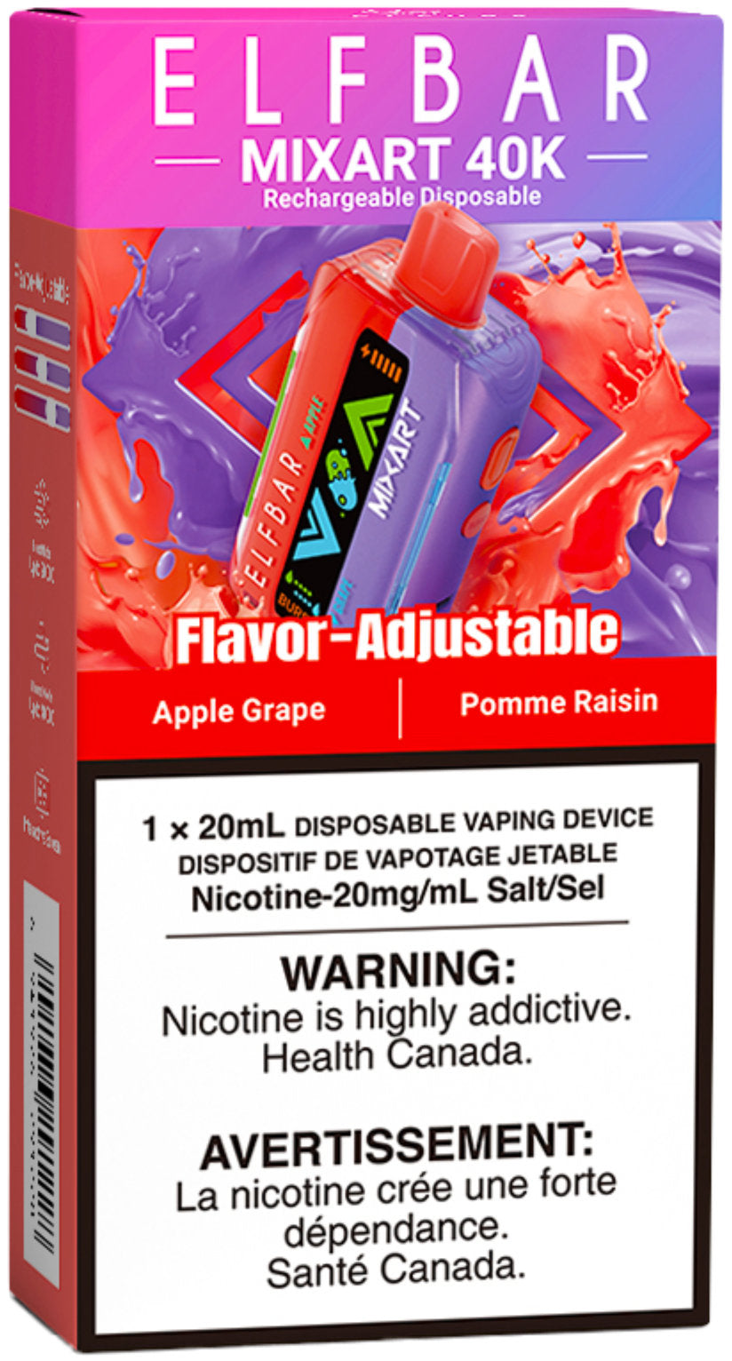 Apple Grape ELF BAR MIXART 40K Disposable