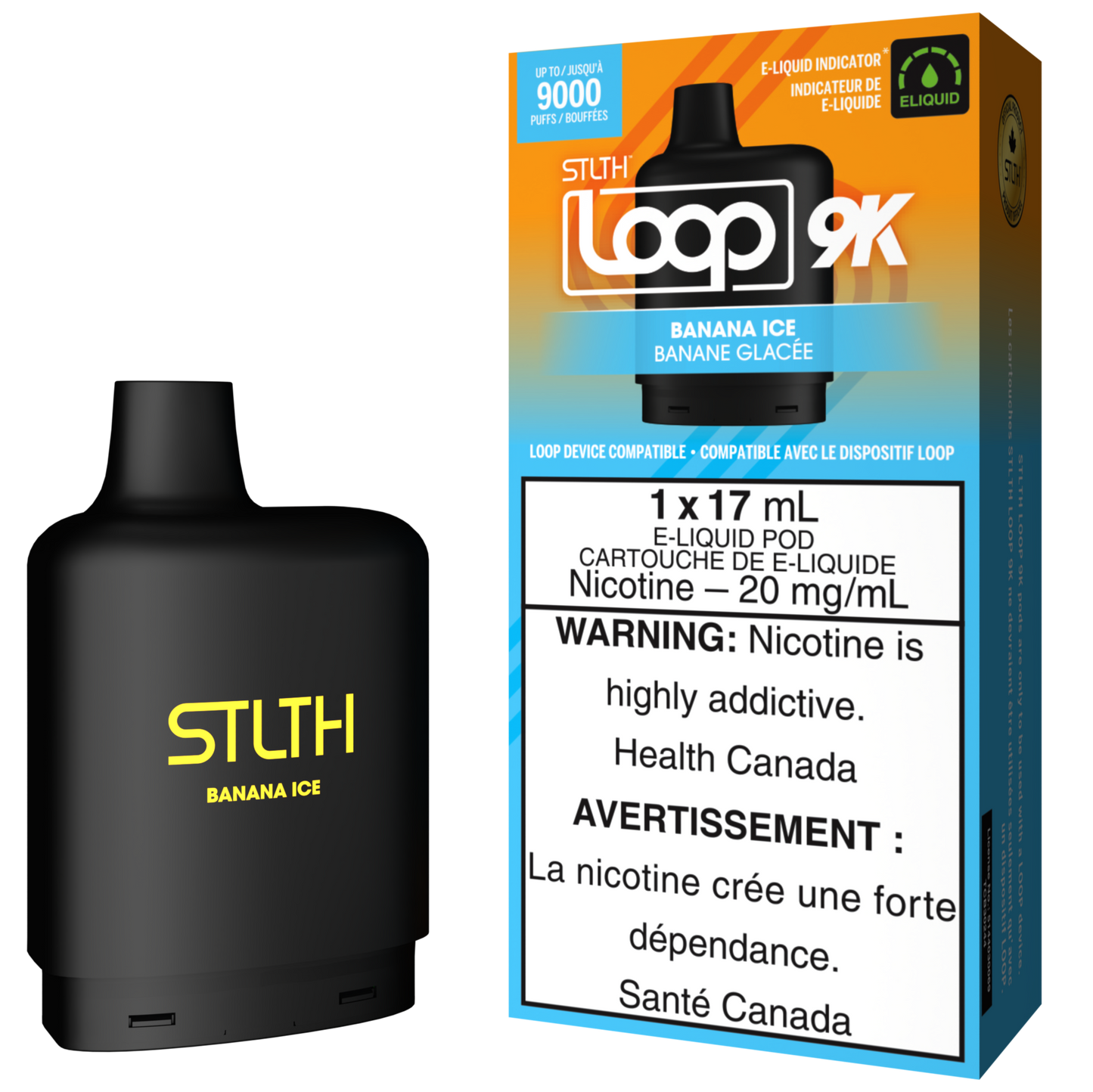 Banana Ice STLTH LOOP 9K Pod Pack