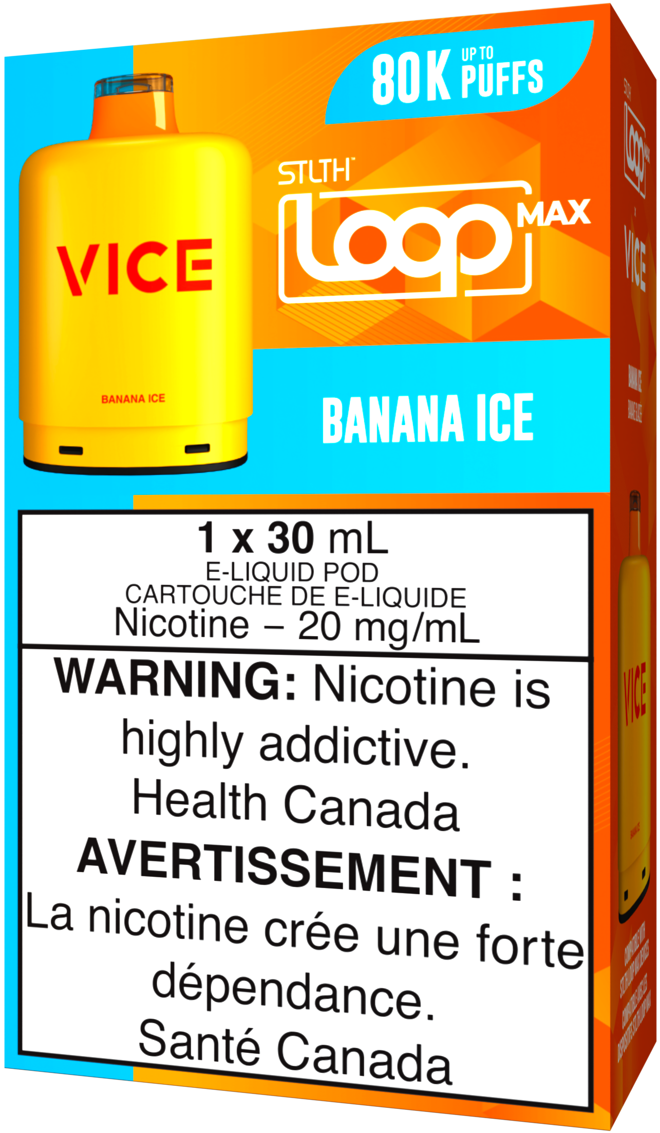 Banana Ice STLTH LOOP MAX X VICE Pod Pack