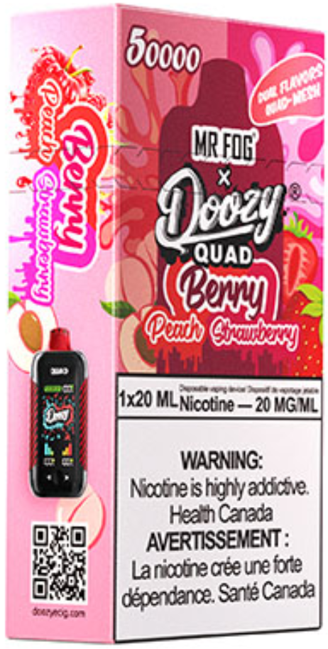 Berry Peach Berry Strawberry DOOZY QUAD Disposable