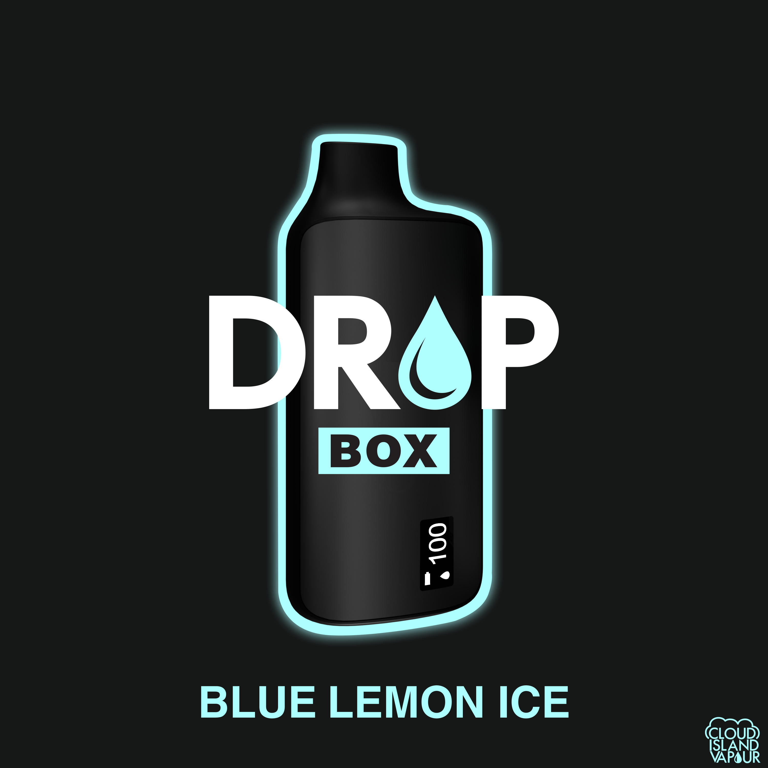 Drop Box 8500 Disposable Blue Lemon Ice Cloud Island Vapour