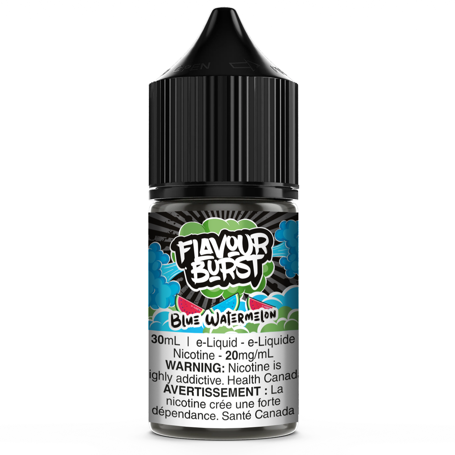 Flavour Burst Salt Nic E-Liquid Blue Watermelon