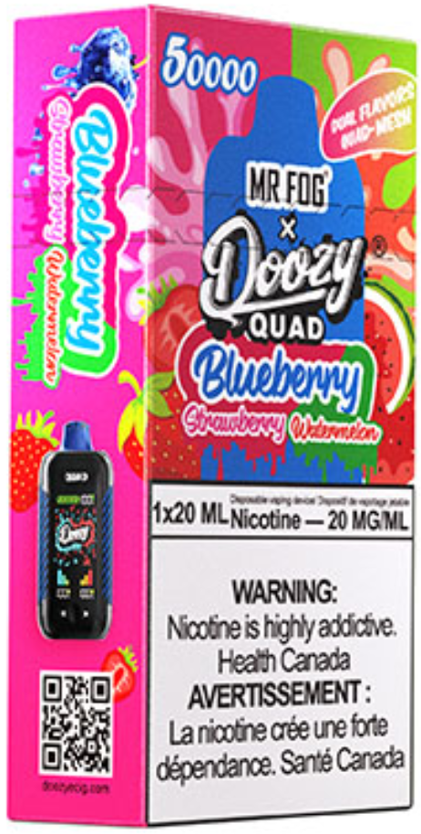 Blueberry Strawberry Blueberry Watermelon DOOZY QUAD Disposable