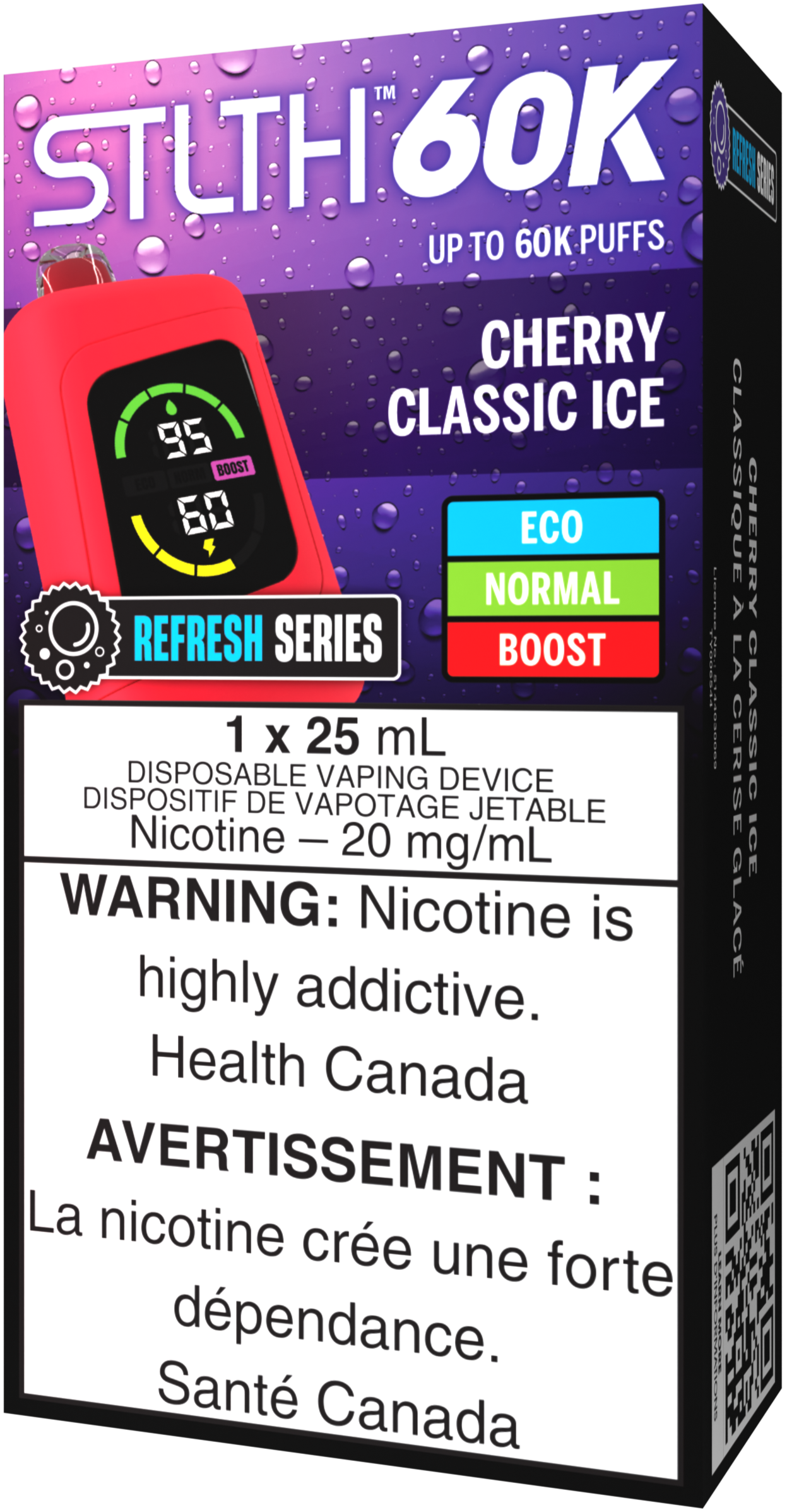 Cherry Classic Ice STLTH 60K Disposable Vape