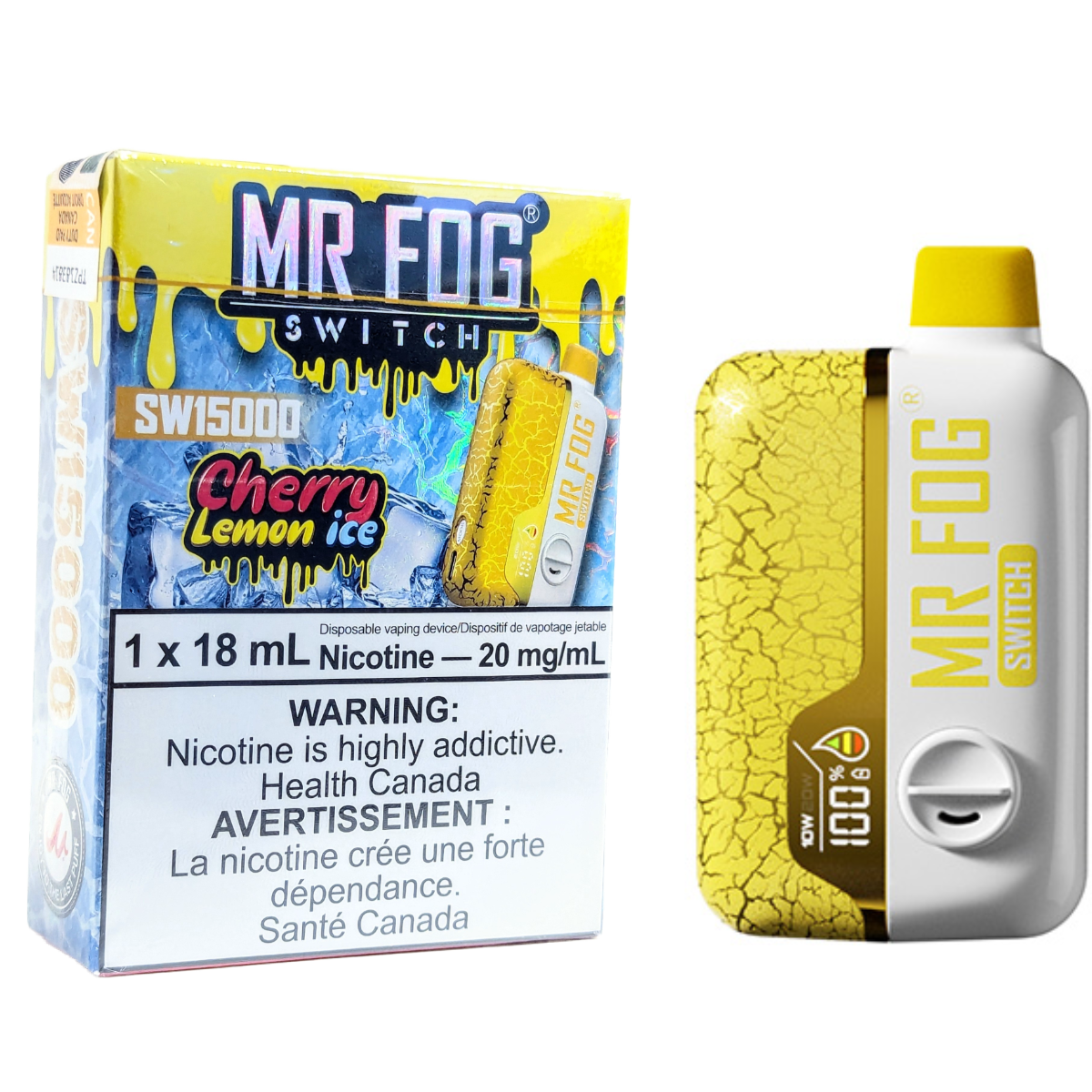 Cherry Lemon Disposable Vape MR FOG SWITCH SW15000 Disposable Vape Cherry Lemon Disposable Vape MR FOG SWITCH SW15000 Disposable Vape
