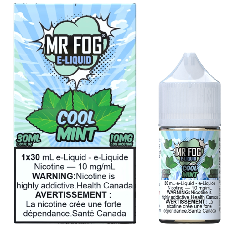 MR FOG Salt E-Liquid - Cool Mint Cloud Island Vapour MR FOG Salt E-Liquid - Cool Mint Cloud Island Vapour