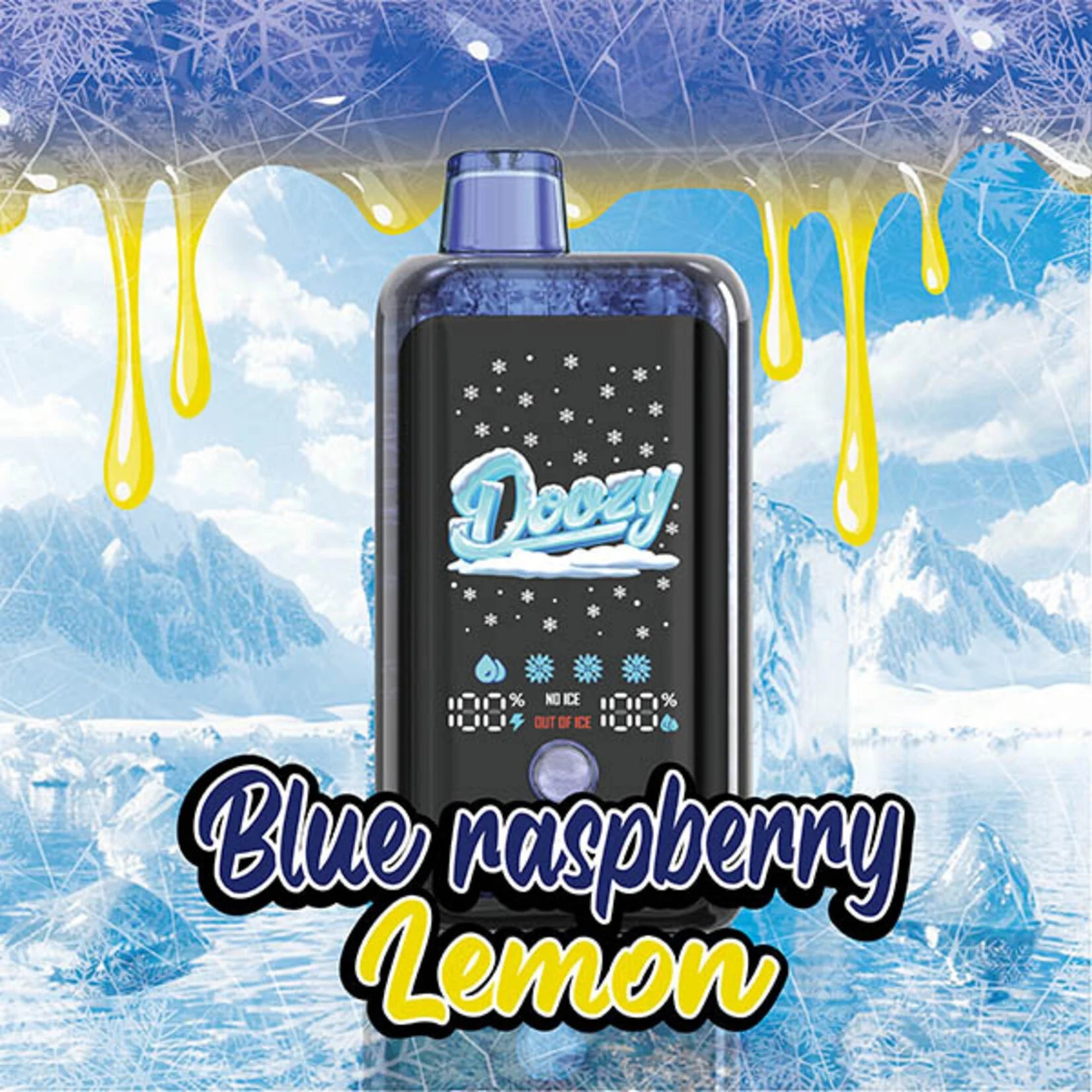 blue raspberry lemon vape DOOZY ICE CUBE 40K Disposable Vape