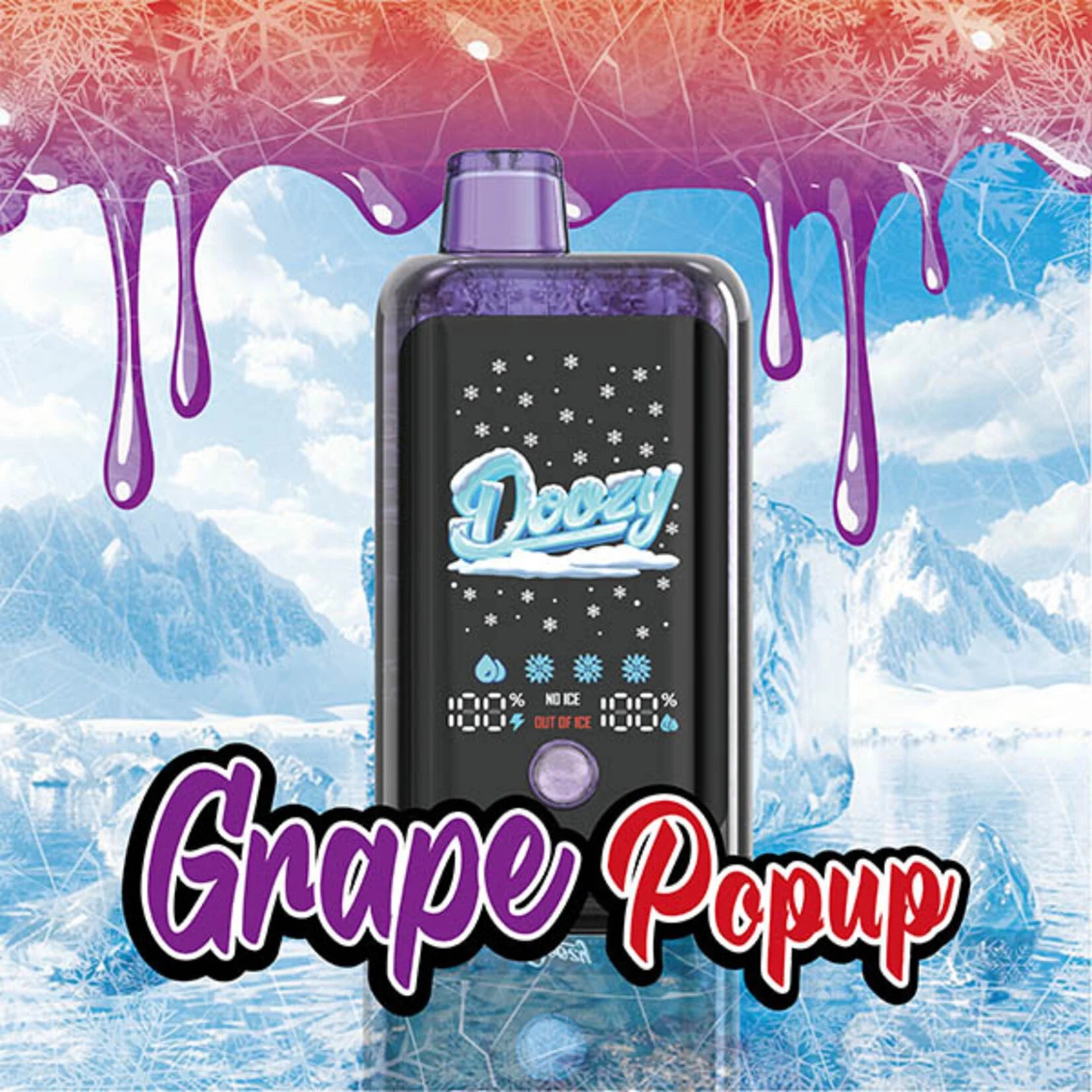 DOOZY ICE CUBE 40K Disposable Vape - Grape Popup Cloud Island Vapour DOOZY ICE CUBE 40K Disposable Vape - Grape Popup Cloud Island Vapour