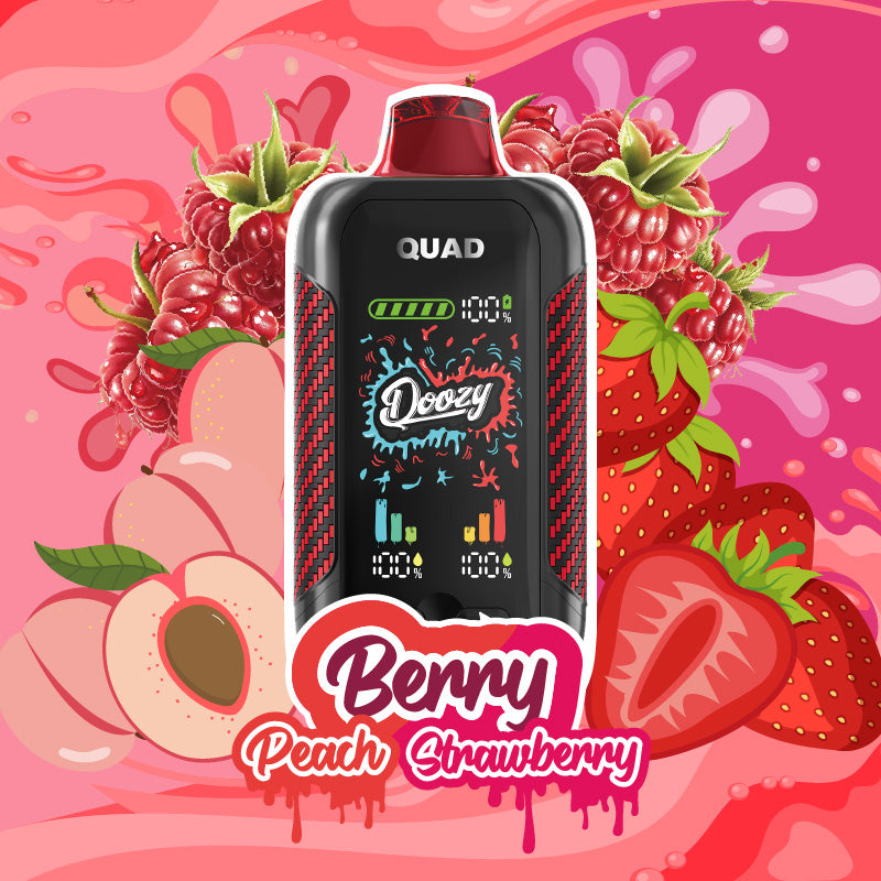 DOOZY QUAD Berry Peach Berry Strawberry