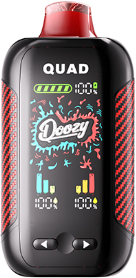 DOOZY QUAD Disposable Berry Peach Berry Strawberry