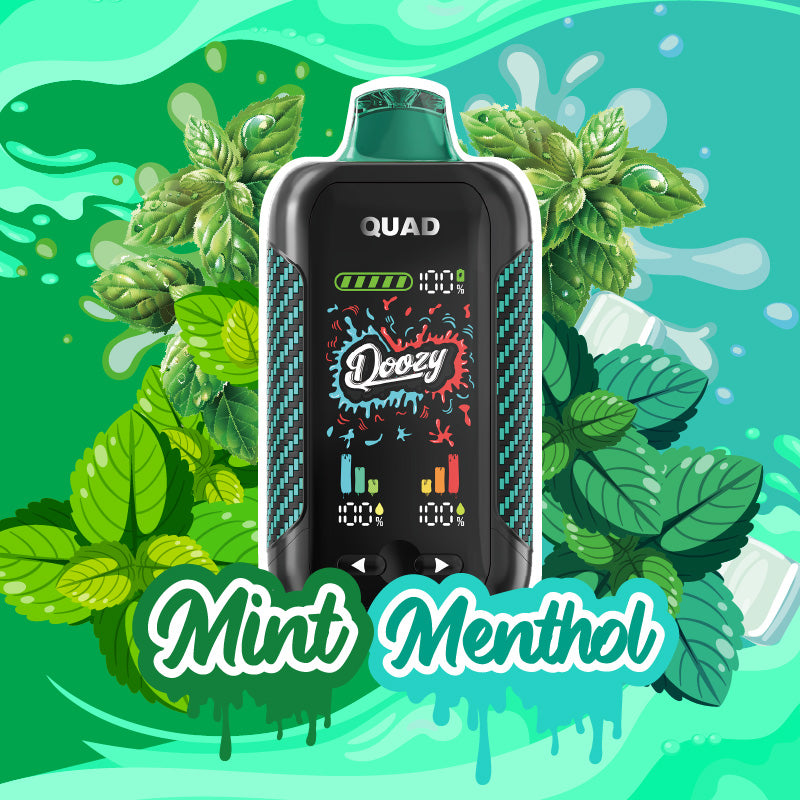 DOOZY QUAD Disposable Vape - Mint & Menthol Cloud Island Vapour DOOZY QUAD Disposable Vape - Mint & Menthol Cloud Island Vapour