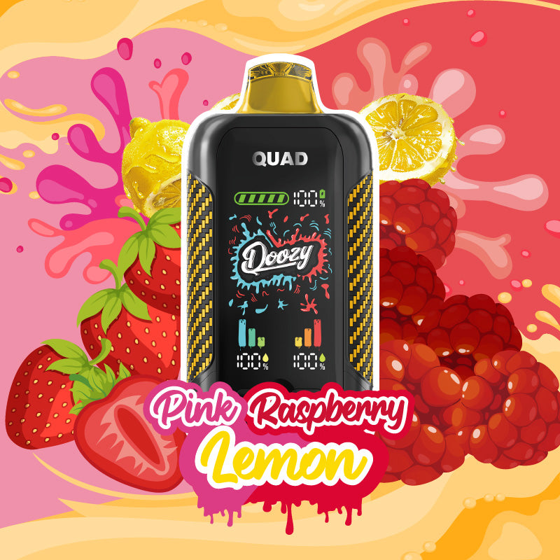 DOOZY QUAD Pink Lemon Raspberry Lemon