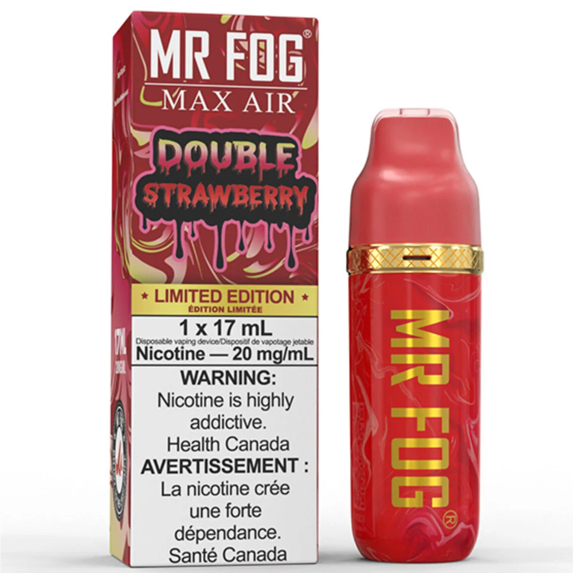 MR FOG MAX AIR MA8500 Disposable Vape - Double Strawberry Cloud Island Vapour MR FOG MAX AIR MA8500 Disposable Vape - Double Strawberry Cloud Island Vapour