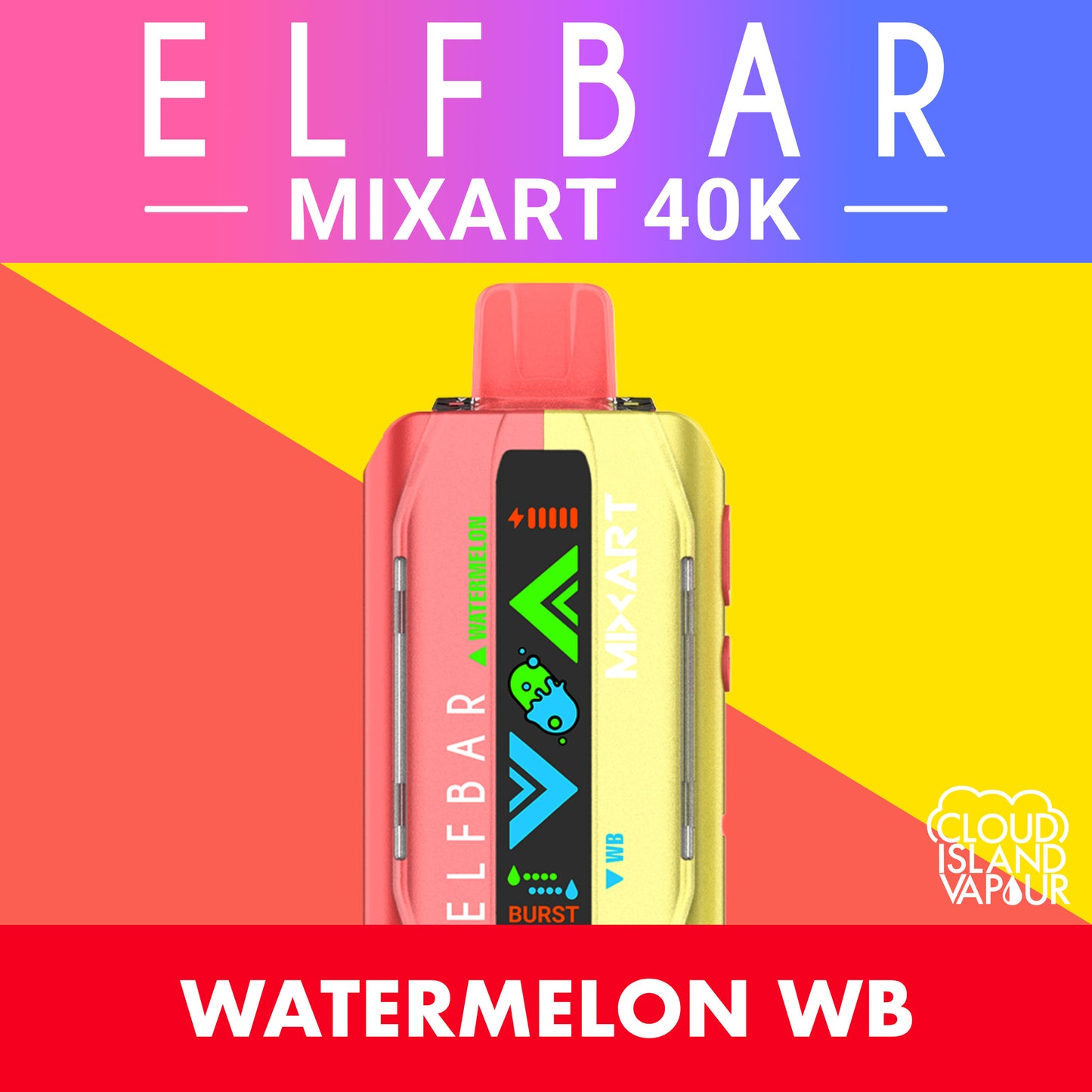 ELF BAR MIXART 40K Watermelon WB