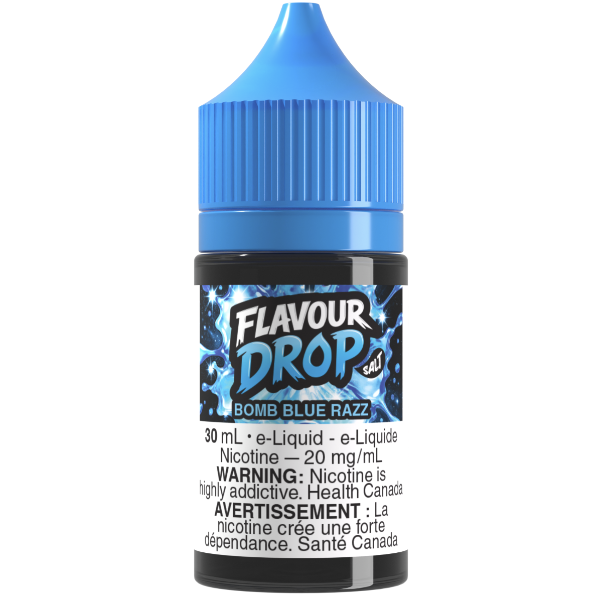 Flavour Drop Salt Nic E-Liquid Bomb Blue Razz