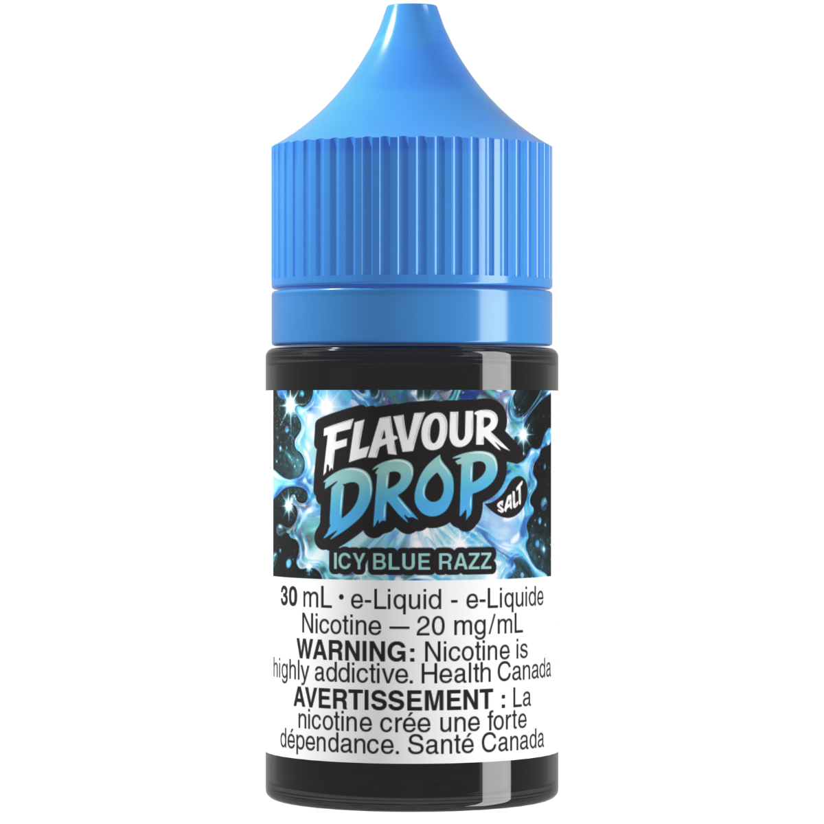 Flavour Drop Salt Nic E-Liquid Icy Blue Razz