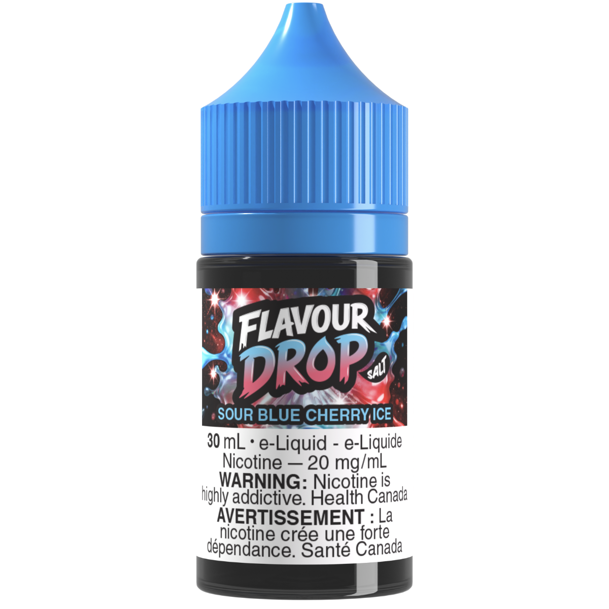 Flavour Drop Salt Nic E-Liquid Sour Blue Cherry Ice