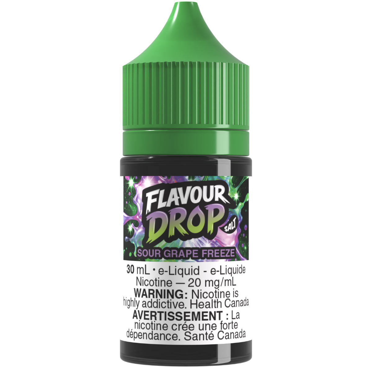 Flavour Drop Salt Nic E-Liquid Sour Grape Freeze