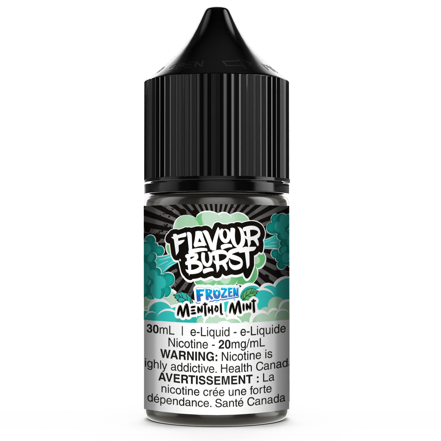 Flavour Burst Salt Nic E-Liquid Frozen Menthol Mint