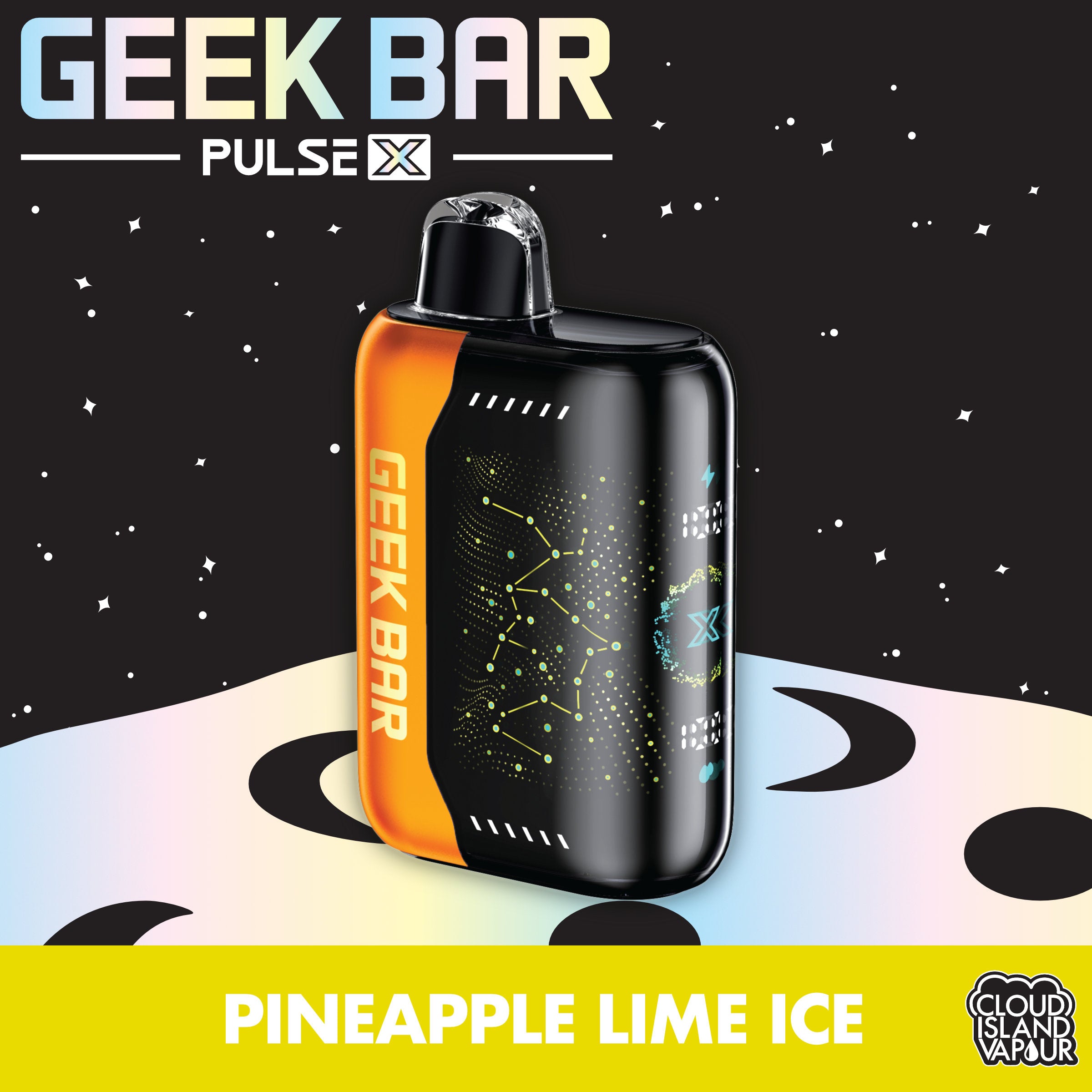 GEEK BAR PULSE X Disposable Vape - Pineapple Lime Ice Cloud Island Vapour GEEK BAR PULSE X Disposable Vape - Pineapple Lime Ice Cloud Island Vapour