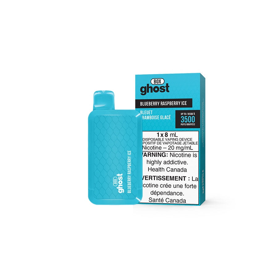 Ghost Box 3500 Disposable Vape - Blueberry Raspberry Ice Cloud Island Vapour Ghost Box 3500 Disposable Vape - Blueberry Raspberry Ice Cloud Island Vapour