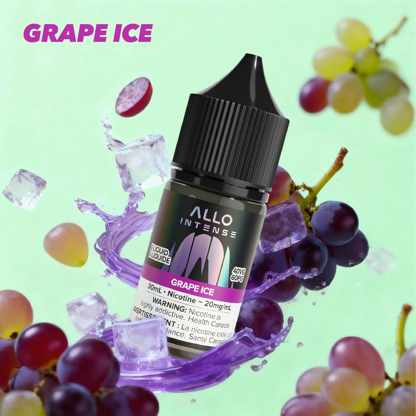 Grape Ice Allo Intense E-Liquid 30mL