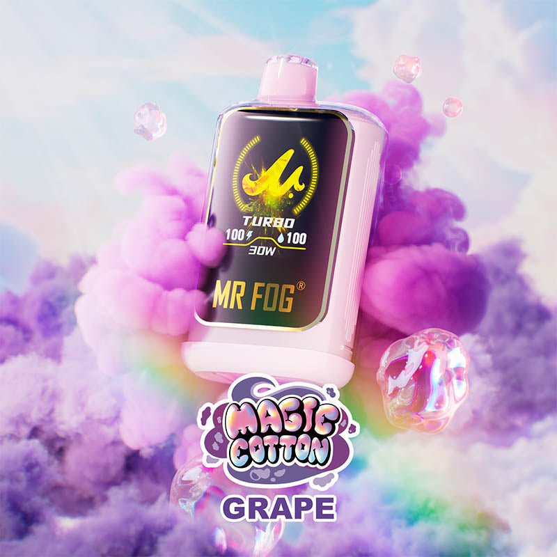 Grape MR FOG NOVA Magic Cotton Disposable Vape
