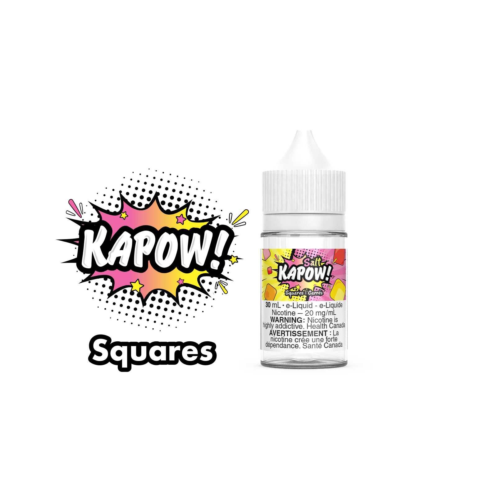 Squares - Kapow Salt Nic E-Liquid Cloud Island Vapour Squares - Kapow Salt Nic E-Liquid Cloud Island Vapour