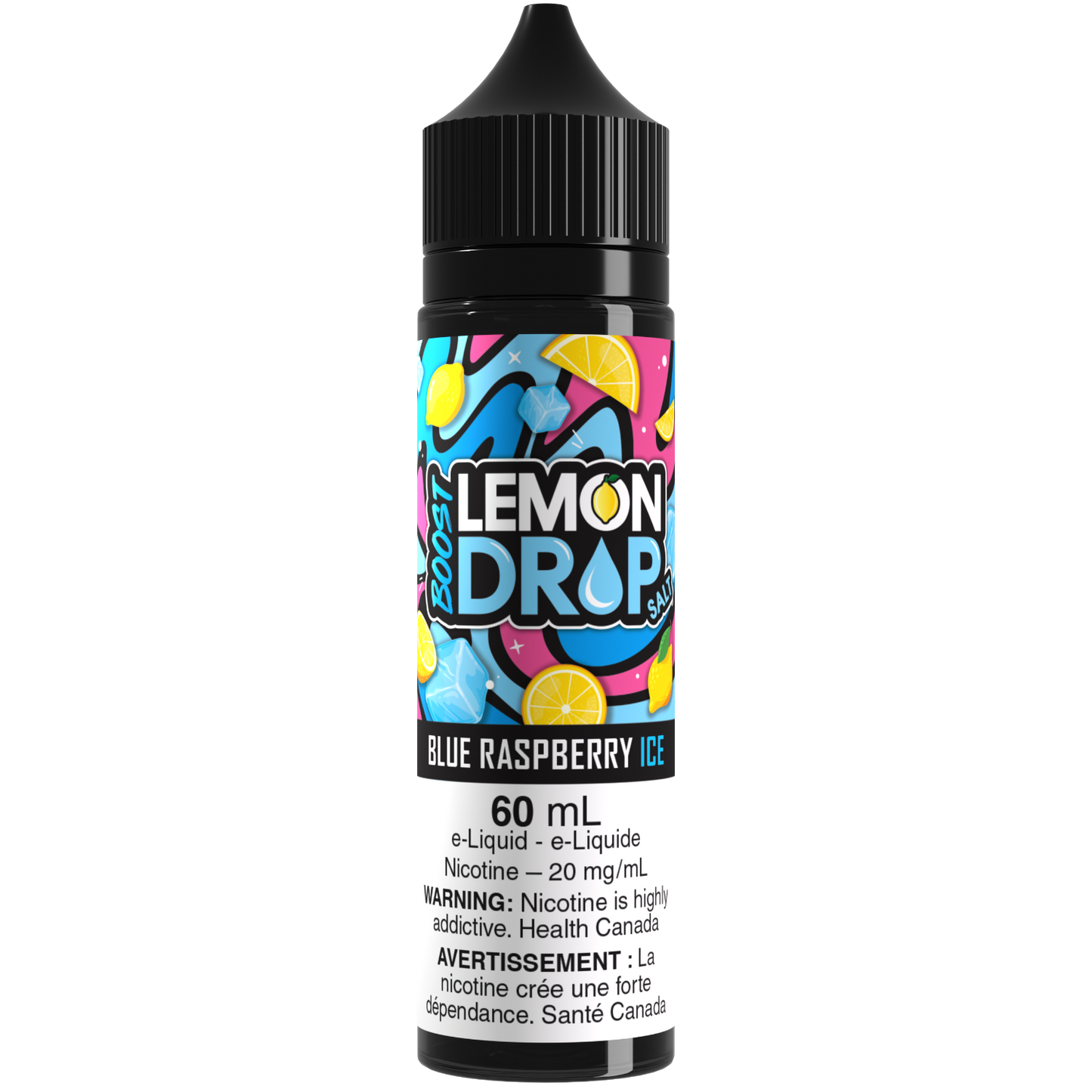 LEMON DROP BOOST Salt 60mL Blue Raspberry Ice