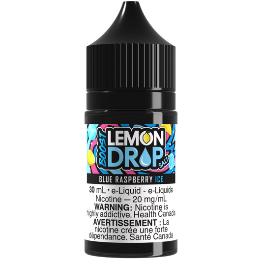 LEMON DROP BOOST Salt Nic E-Liquid Blue Raspberry Ice