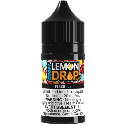 LEMON DROP BOOST Salt Nic E-Liquid Peach Ice