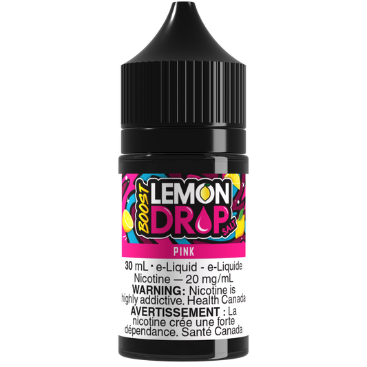 LEMON DROP BOOST Salt Nic E-Liquid Pink