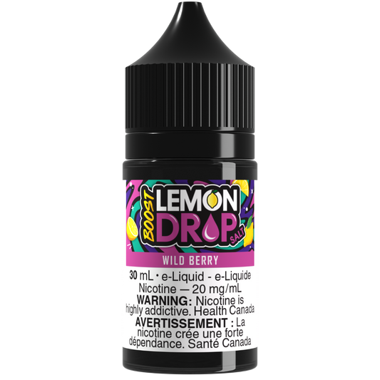 LEMON DROP BOOST Salt Nic E-Liquid Wild Berry