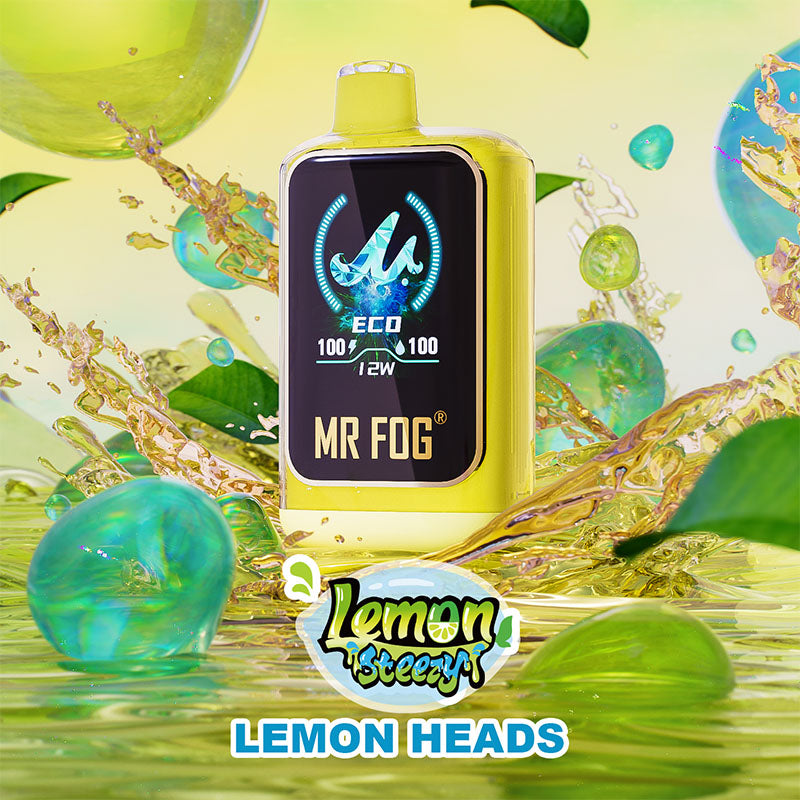 Lemon Heads MR FOG NOVA Lemon Steezy Disposable Vape