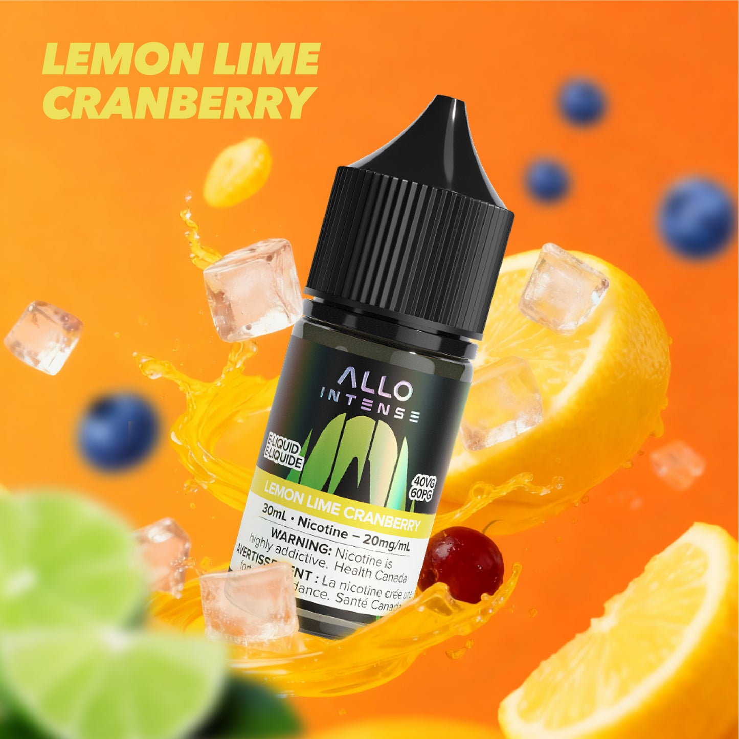 Lemon Lime Cranberry Allo Intense E-Liquid 30mL