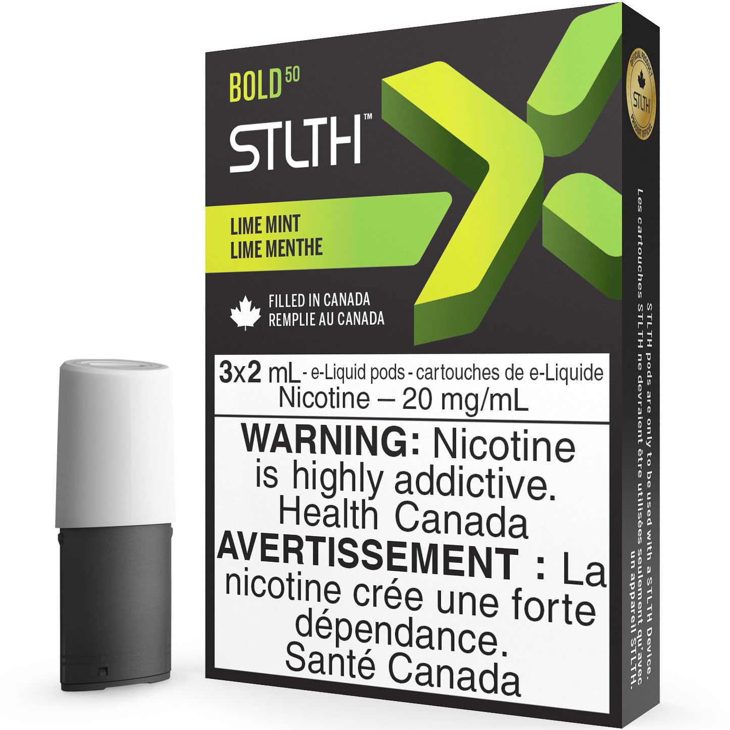Lime Mint STLTH X Pod Pack BOLD 50