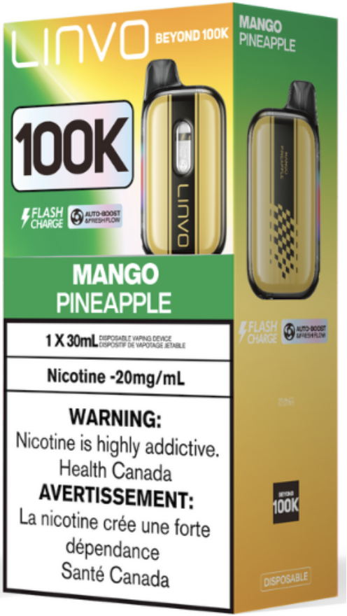 Linvo Beyond 100K Disposable Mango Pineapple