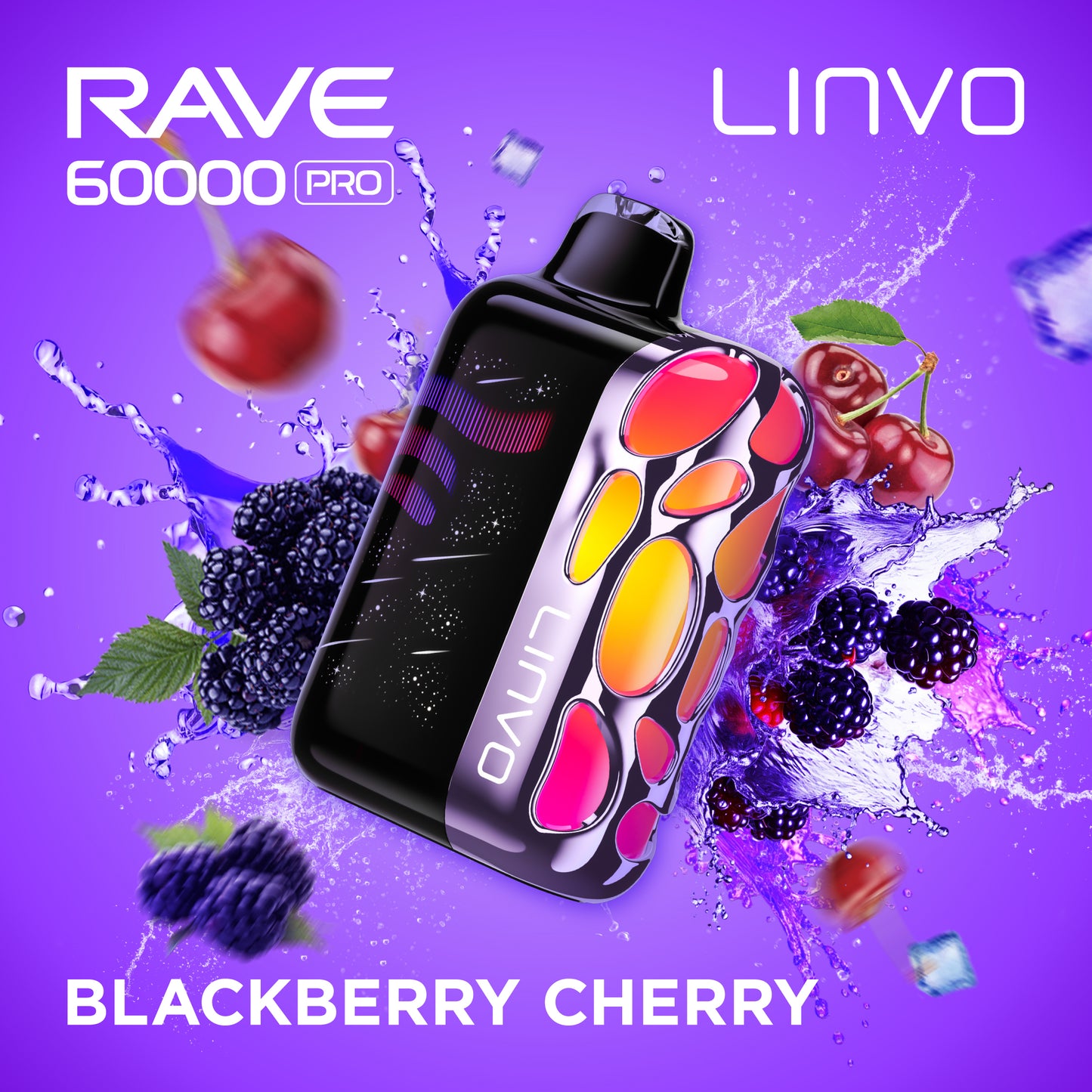 Linvo Rave 60000 Pro 60K Blackberry Cherry