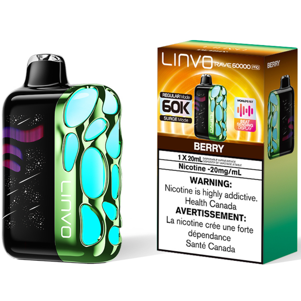 Linvo Rave 60000 Pro Disposable Vape Berry