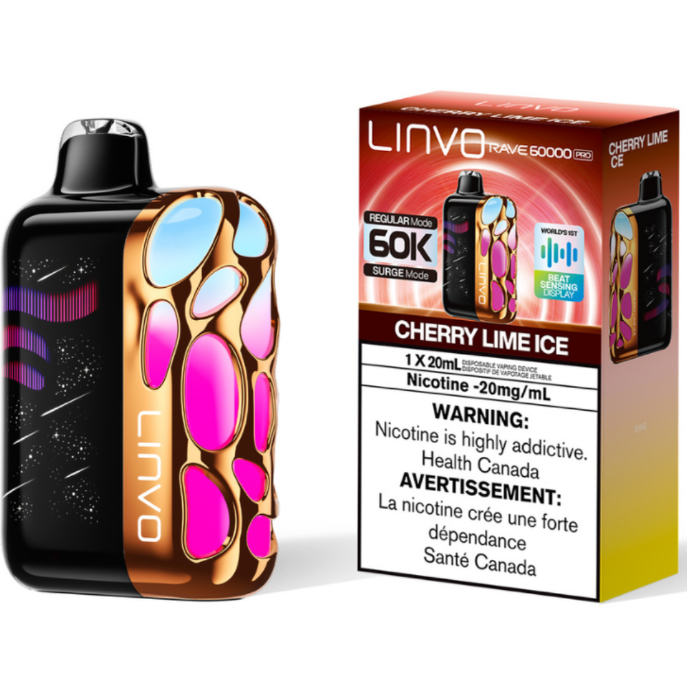 Linvo Rave 60000 Pro Disposable Vape Cherry Lime Ice
