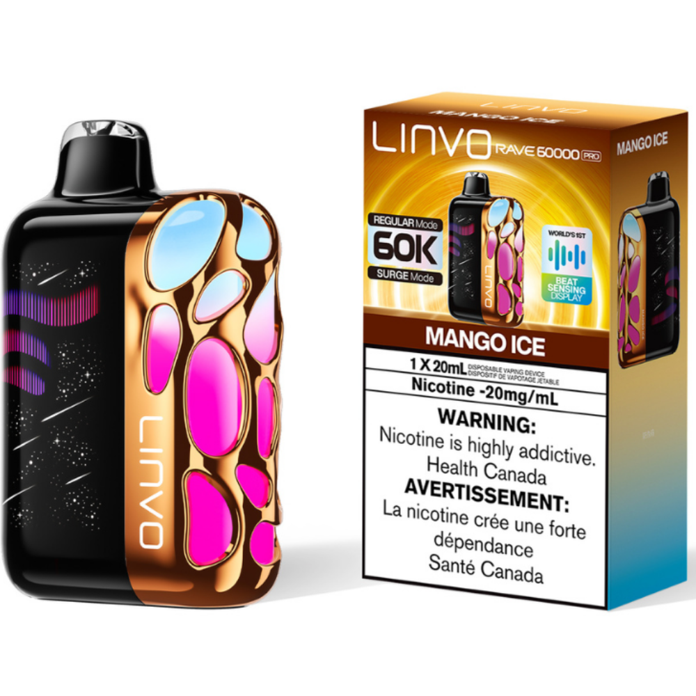 Linvo Rave 60000 Pro Disposable Vape Mango Ice