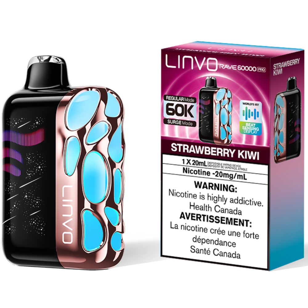 Linvo Rave 60000 Pro Disposable Vape Strawberry Kiwi