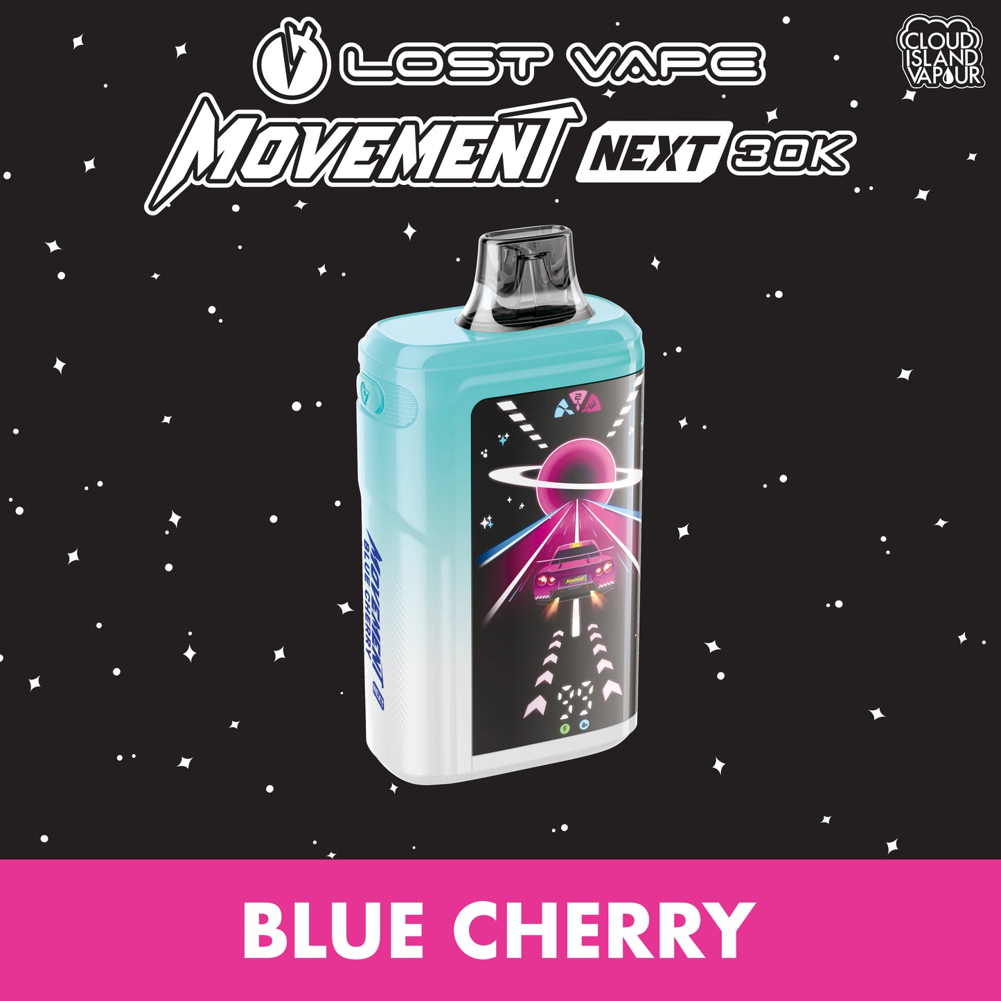 Lost Vape Movement Next 30K Disposable Vape Blue Cherry