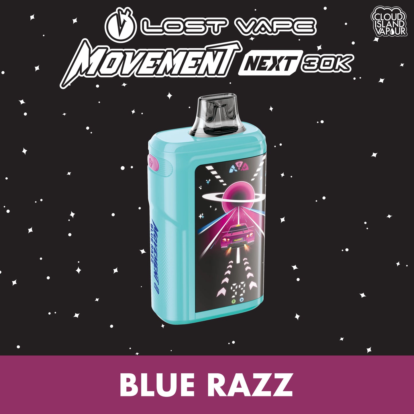 Lost Vape Movement Next 30K Disposable Vape Blue Razz