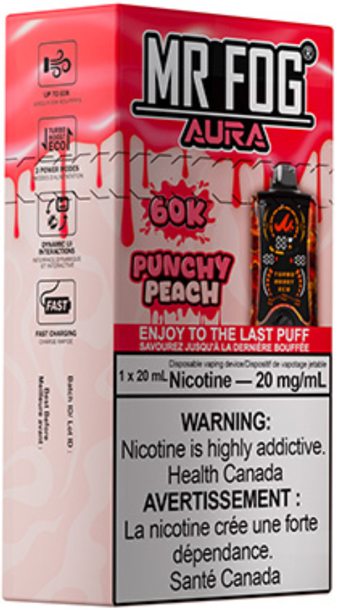 MR FOG AURA 60K Disposable Punchy Peach