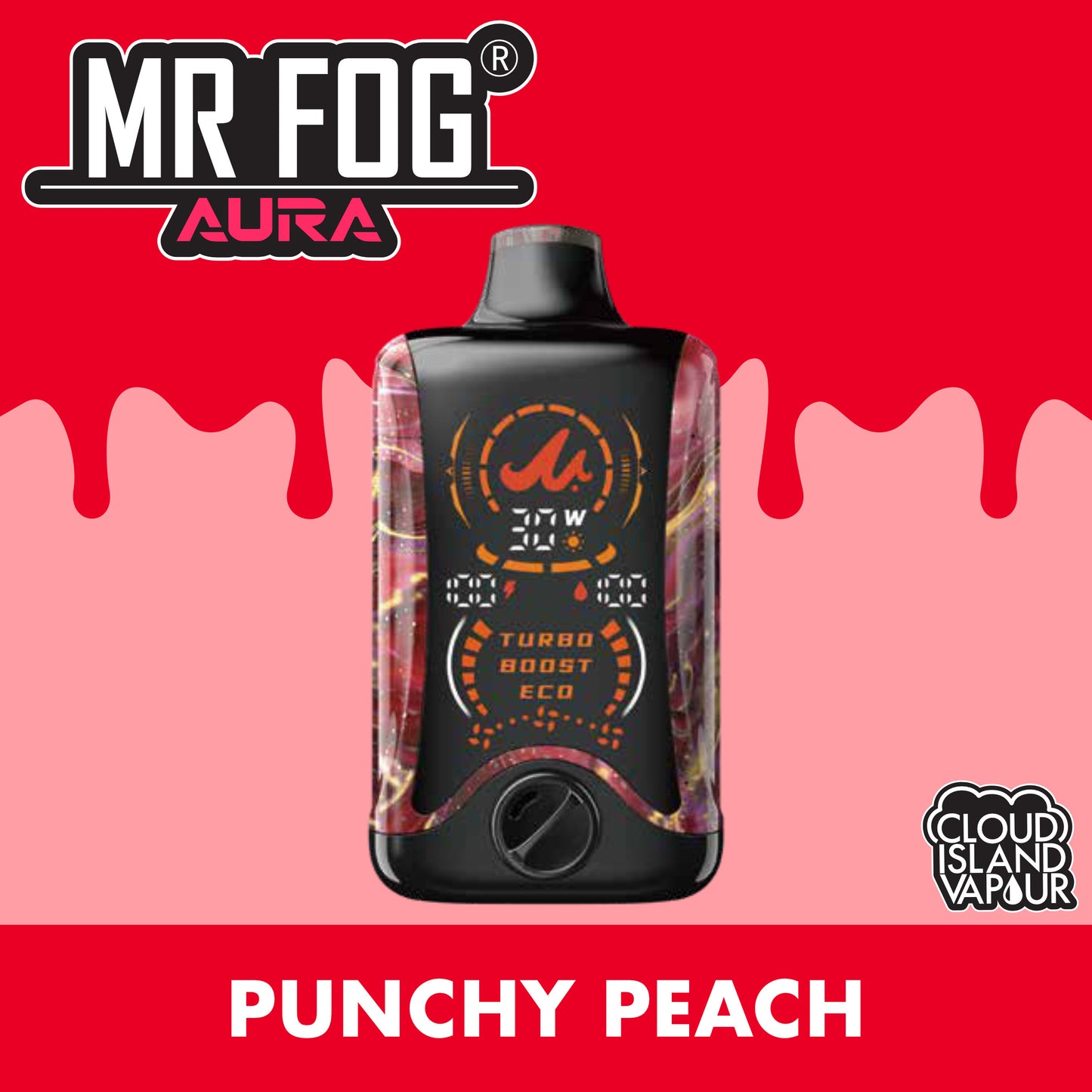 MR FOG AURA 60K Punchy Peach