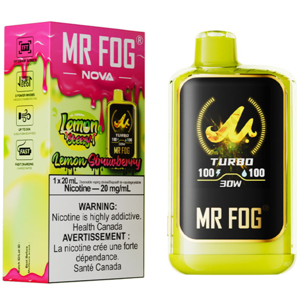 MR FOG NOVA 36K Lemon Steezy Strawberry